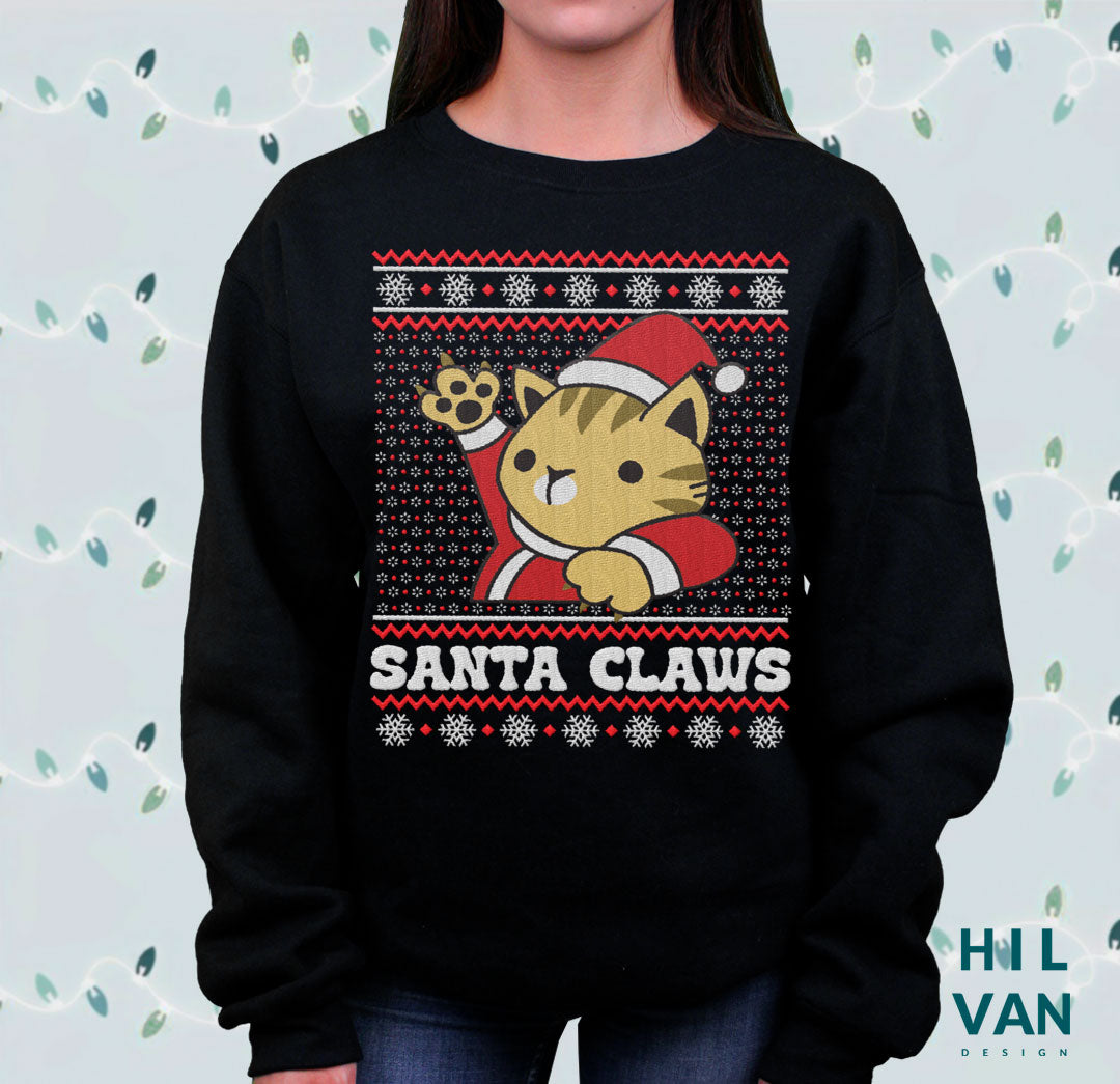 Sudadera / Santa Claws / Impresión en DTF