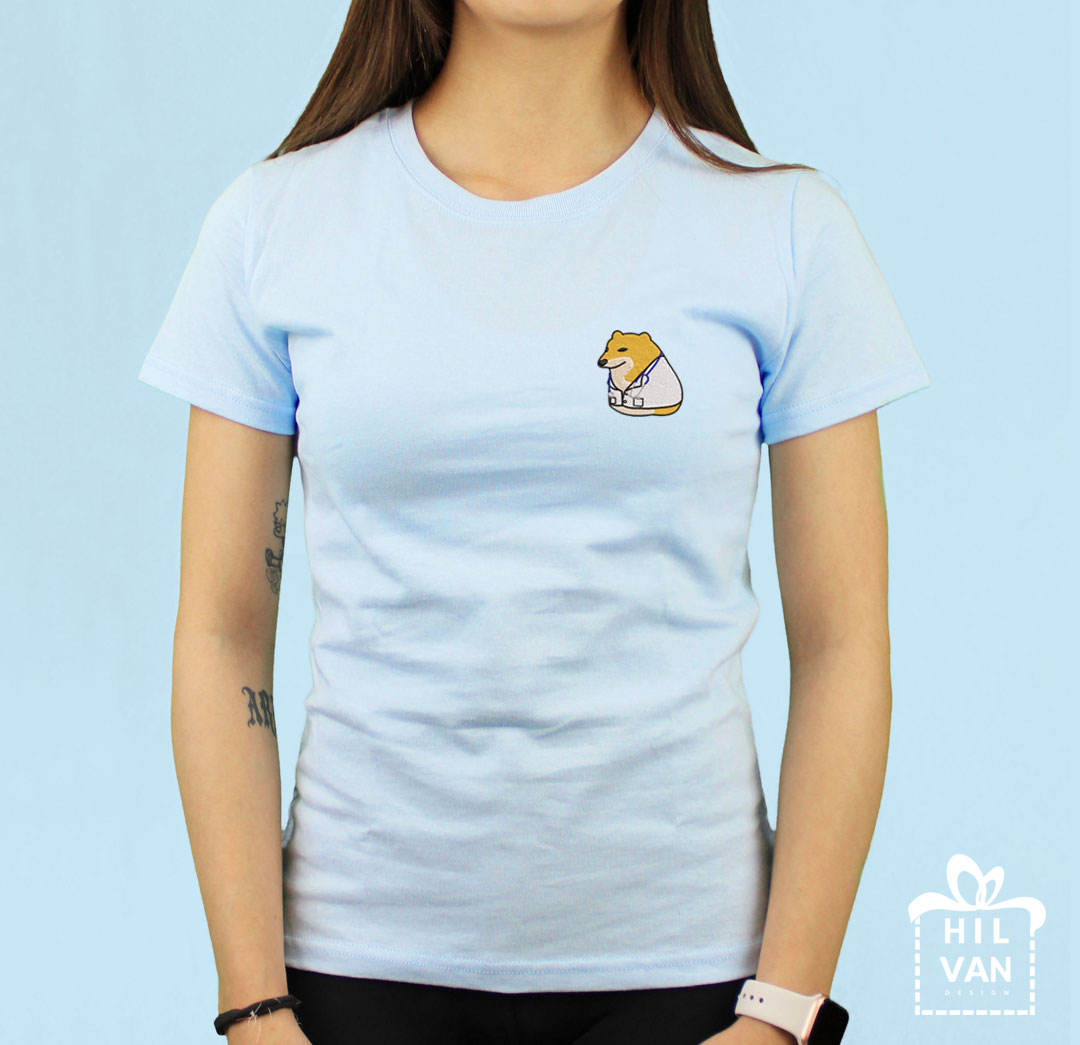 Playera / Cheems Doctor / Bordado
