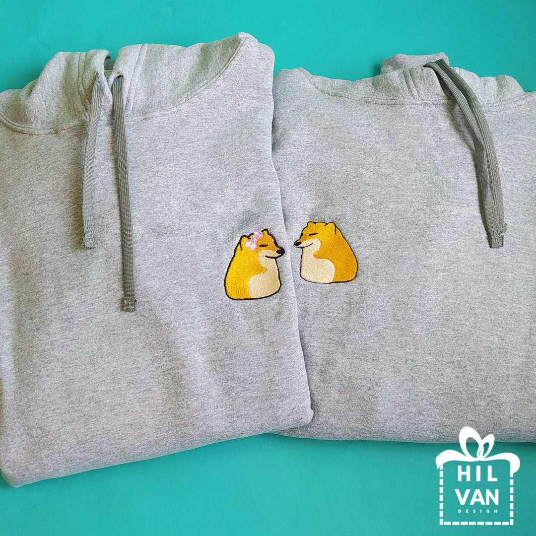 Sudadera / Cheems Mujer / Bordado