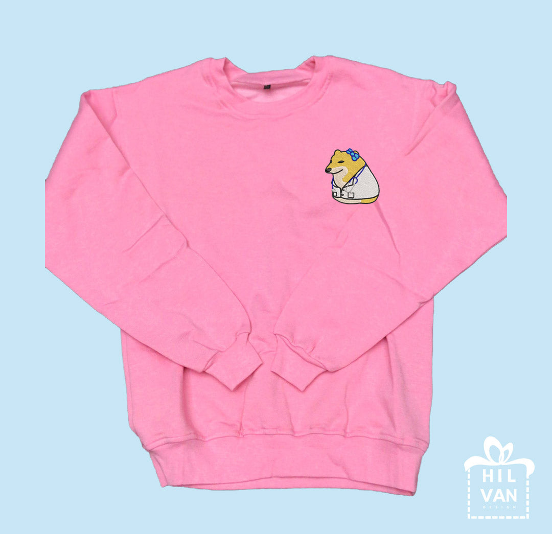 Sudadera / Cheems Doctora / Bordado
