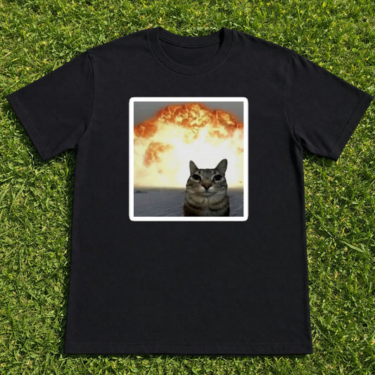 Playera / Gato Explosivo / DTF