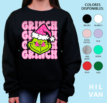 Sudadera / Grinch /  Impresión en DTF