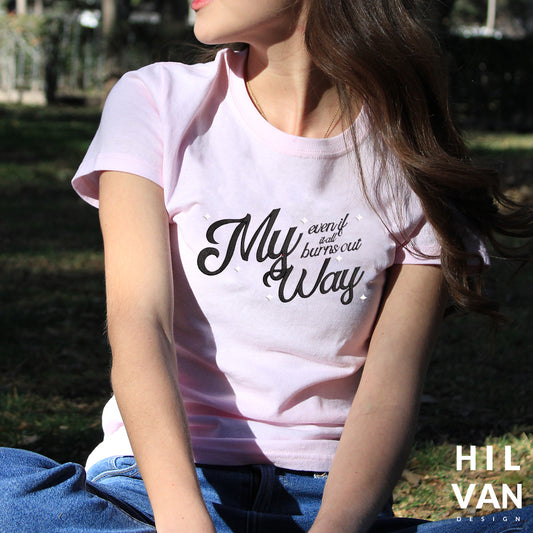 Playera / My Way / Bordado