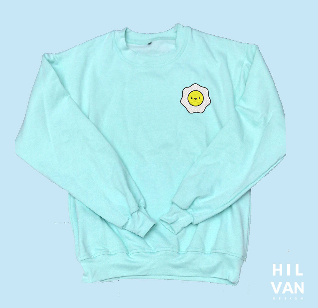 Sudadera / Huevo Kwaii / Bordado