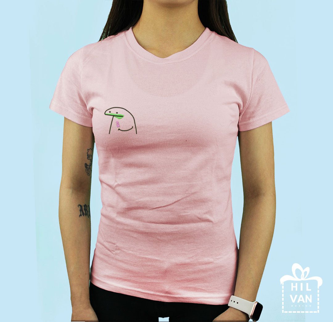 Playera / Flork Paleta Lila / Bordado