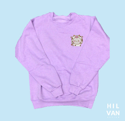 Sudadera / Vaquita Blanca / Bordado