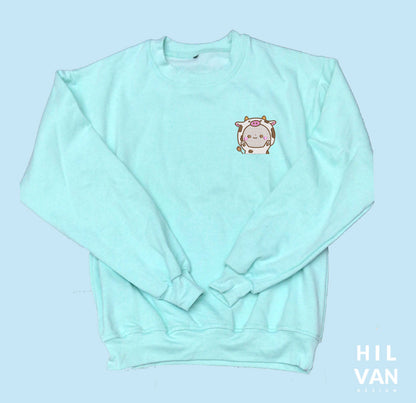Sudadera / Vaquita Blanca / Bordado