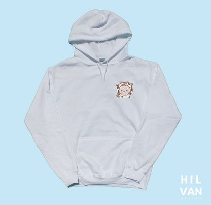 Sudadera / Vaquita Blanca / Bordado