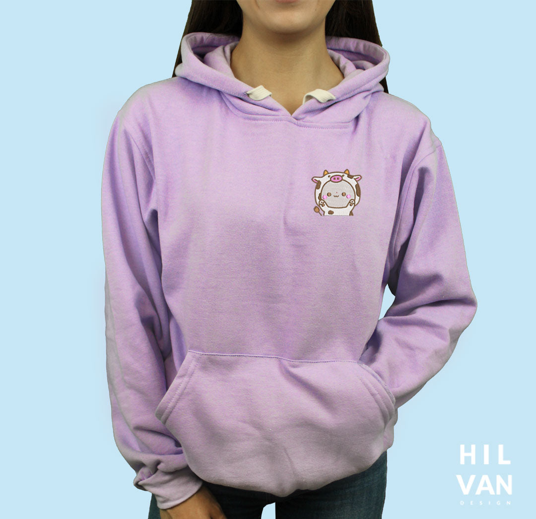 Sudadera / Vaquita Blanca / Bordado