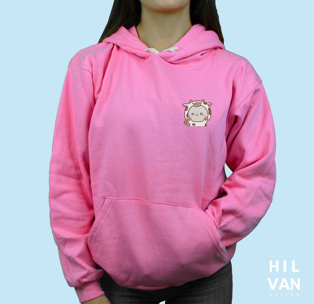 Sudadera / Vaquita Blanca / Bordado