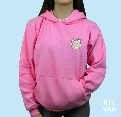 Sudadera / Vaquita Blanca / Bordado