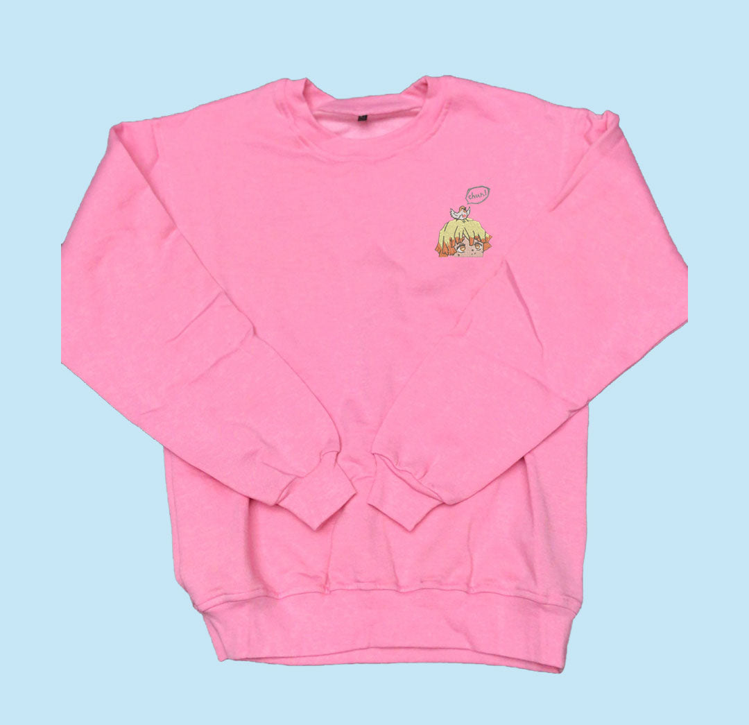  Sudadera rosa con bordado de fresa para otoño e invierno, para  mujer, holgada, de manga larga, sudaderas con capucha de gran tamaño (color  rosa, talla: XL) : Todo lo demás