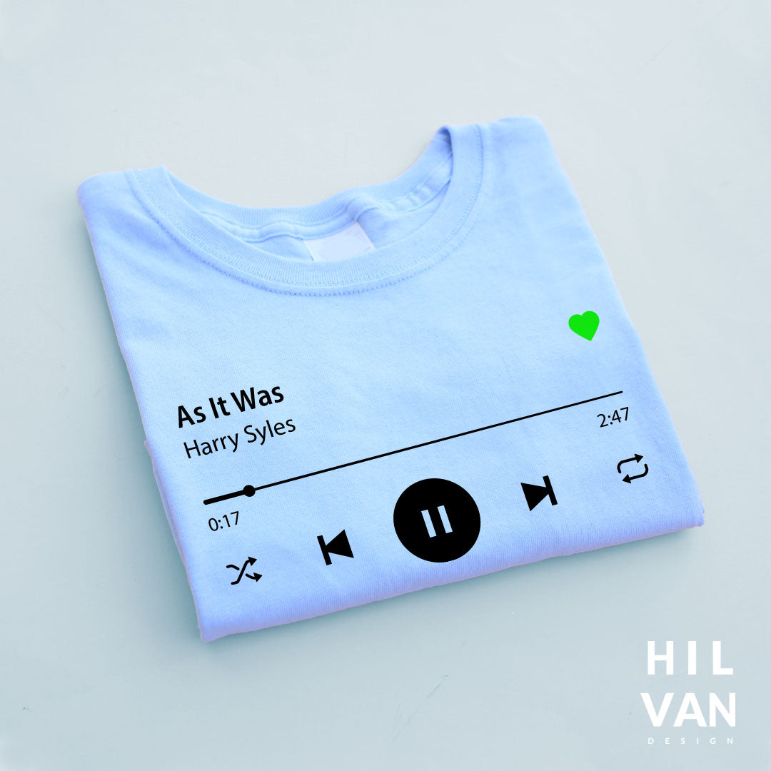 Playera Personalizada Con Tu Canción Favorita / Vinil