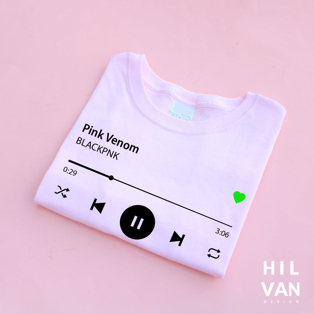 Playera Personalizada Con Tu Canción Favorita / Vinil