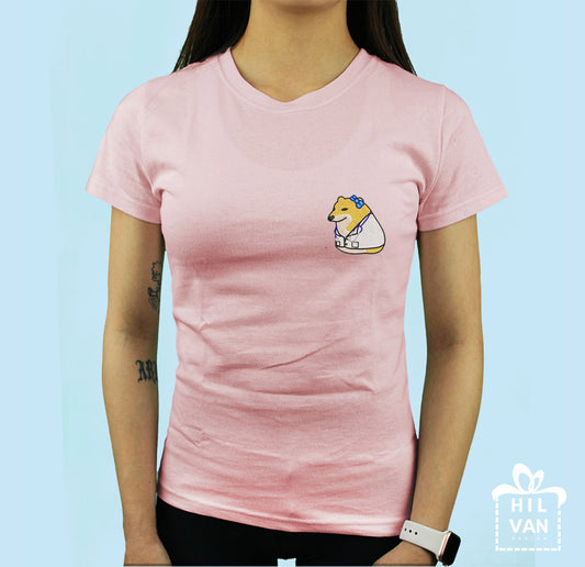 Playera / Cheems Doctora / Bordado